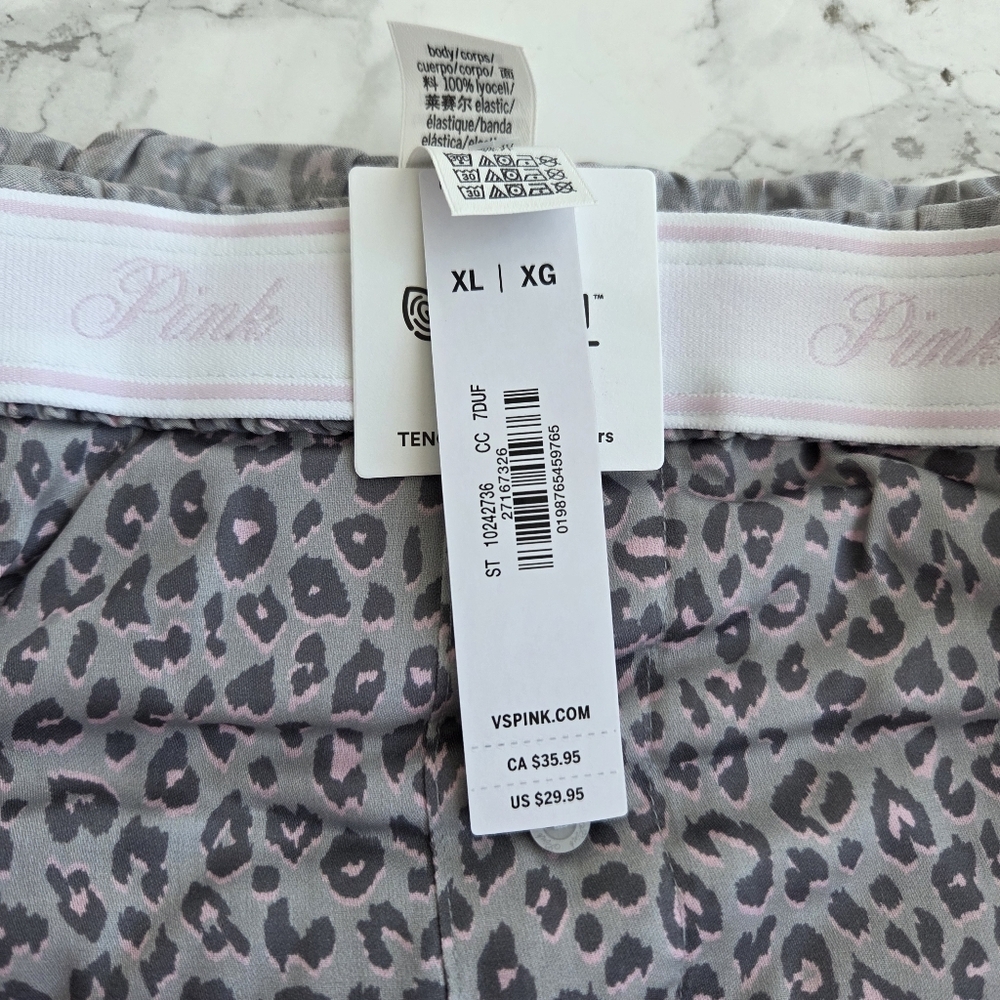 VS Pink Tencel Material Sleep Boxy Pajama Shorts XL - Picture 6 of 8